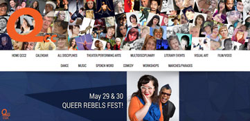 Queer Rebels Fest 2015 splash page 
